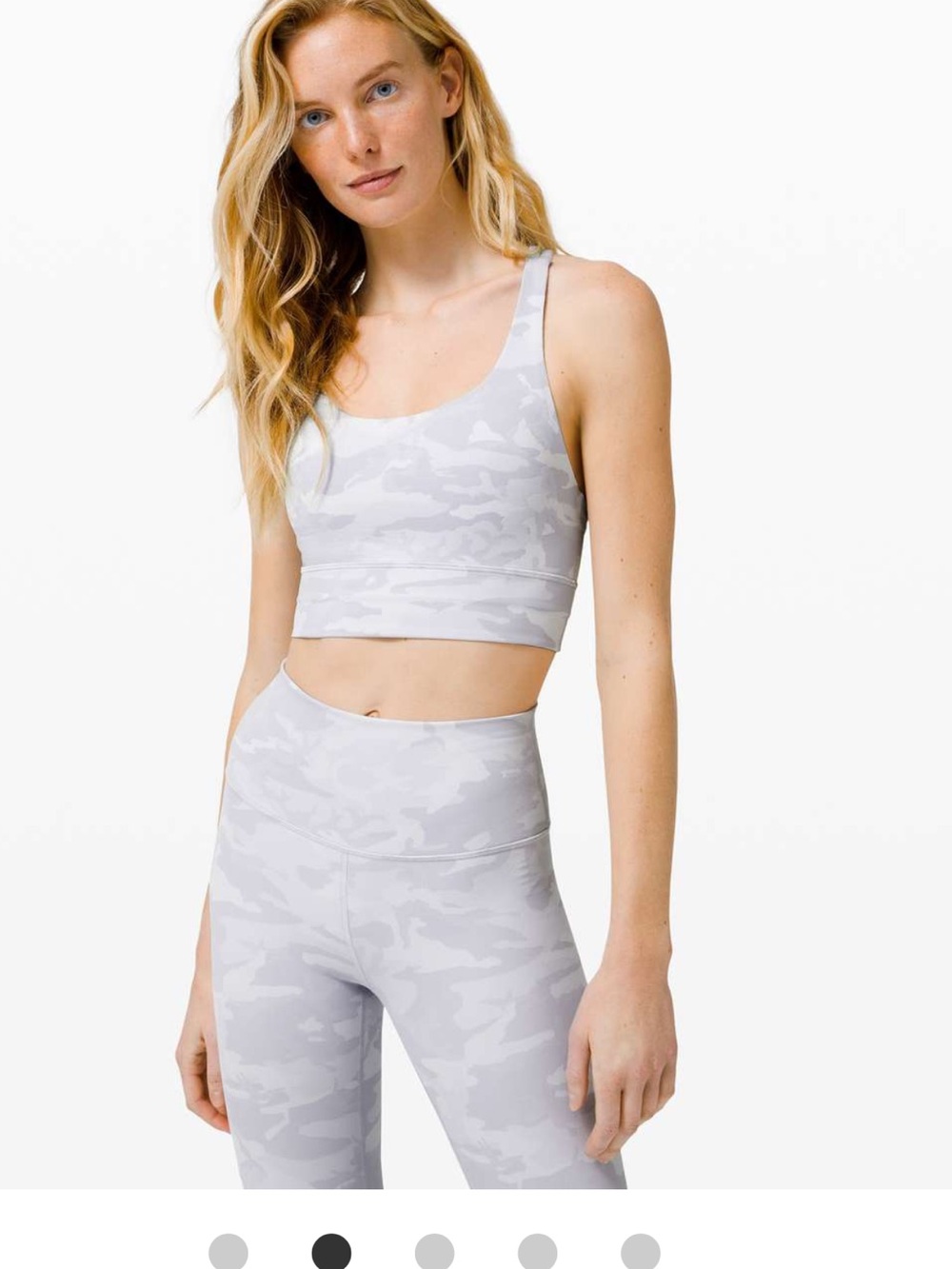 Lululemon Camo longline energy Sports Bra